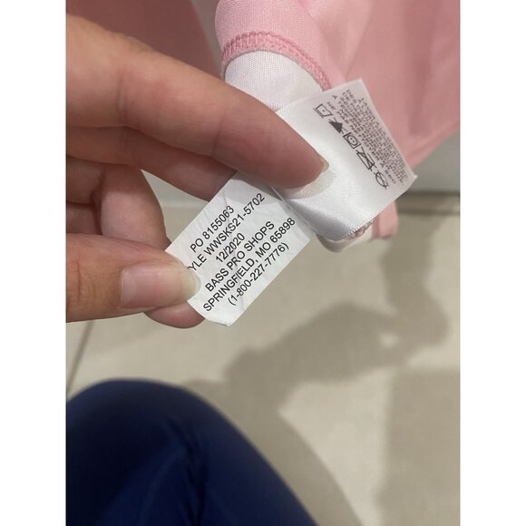 3/$15 SALE - World Wide Sportsman Girls Surfcaster Tropical Scene Shirt Size L - Picture 9 of 12